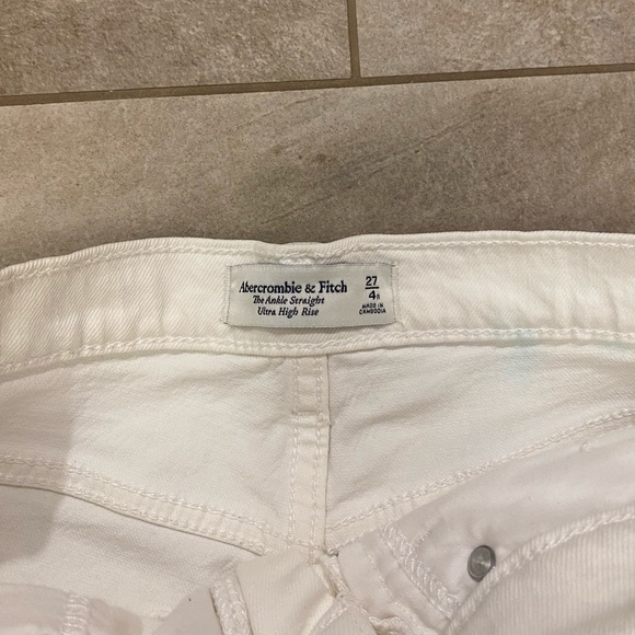 Abercrombie and Fitch Ankle Straight Jeans 27 - Picture 3 of 4